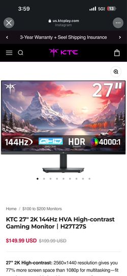 gaming monitor