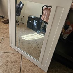 White mirror 🪞 
Like new
