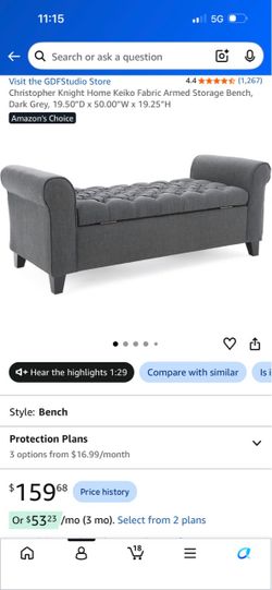 Christopher knight storage bench