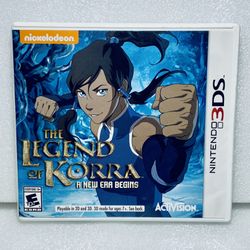 Nintendo 3DS The Legend Of Korra A New Era Begins