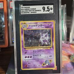 Pokemon Sabrina's Gengar Japanese Holo SGC 9.5