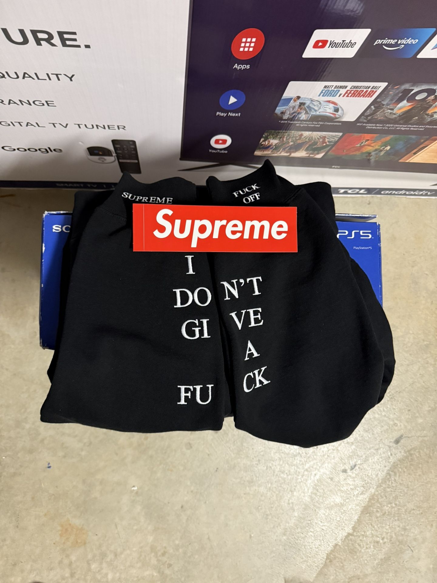 Supreme I Don’t Give A F Hoodie