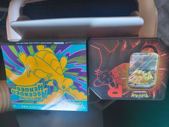 Ascended heroes etb and team rocket tin