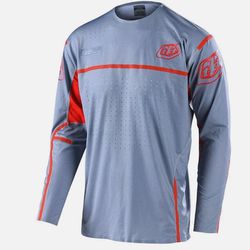 Troy Lee Sprint Ultra Jersey Large New Grey 