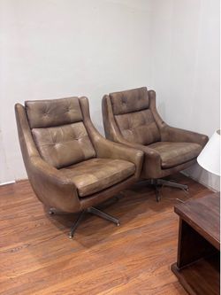 2 swivel club chairs - free