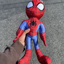Marvel My Friend Spidey Talking Spiderman 16 inch Plush No Stains Works Tested
