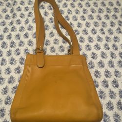 GUC Vintage Coach SoHo Buckle Bag Yellow