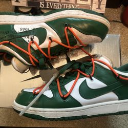 Off White Nike Dunk Green 9 & 11