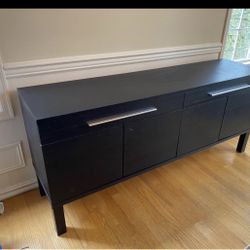 Ikea Bjursta Black-Brown Sideboard
