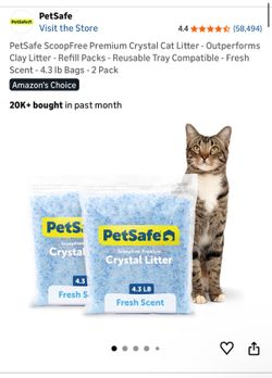 PetSafe ScoopFree Premium Crystal Cat Litter