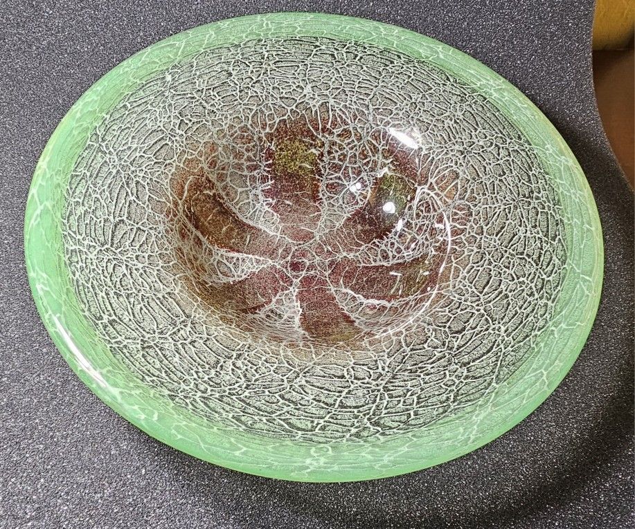 Vintage WMF Ikora Art Glass Hand-Blown 14"