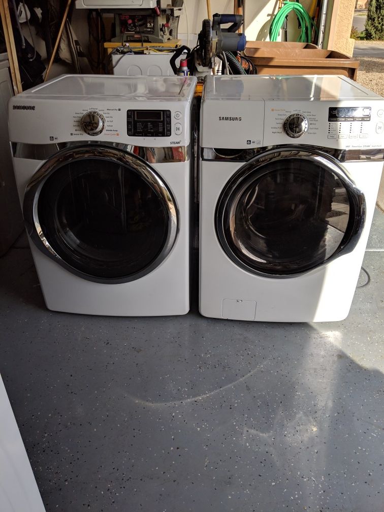 Samsung VRT steam washer and electric dryer