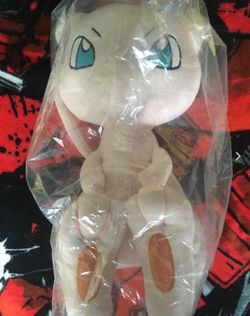 Pokemon Mew Plush Doll Backpack Soft Stuffed 14" inches In Bag - BRAND NEW