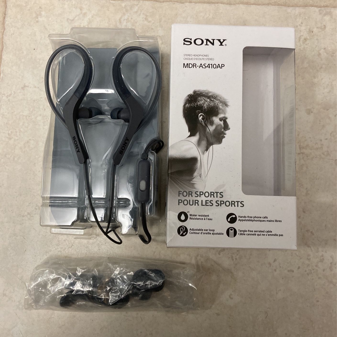 Sony AS410AP Sport Wired In Ear Headphones