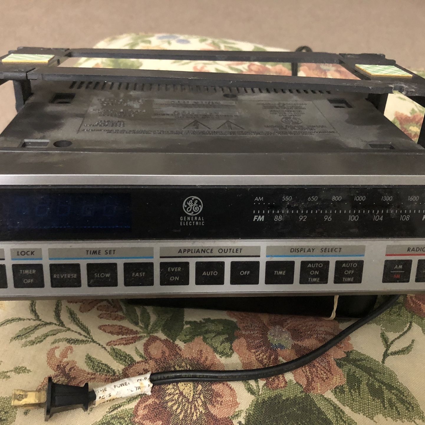 Antique Radio With Clock