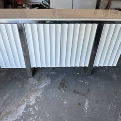White Cabinet / Entertainment Center 