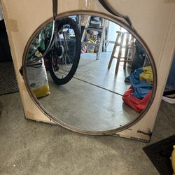 35 Inch Hanging Round Mirror
