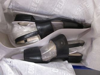 Life Stride Corinne Slingback Sandal Black 6.5W.