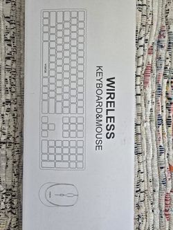 WIRELESS KEYBOARD WITH MOUSE NEW