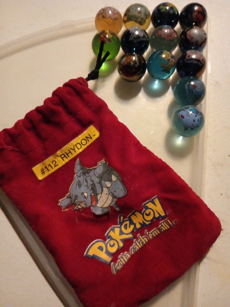 Pokemon Bag Marble Set