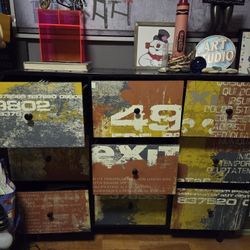 Cool, Graphic Metal Cabinet