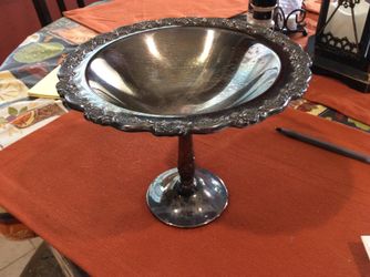 William Rogers Oneida silver compote dish