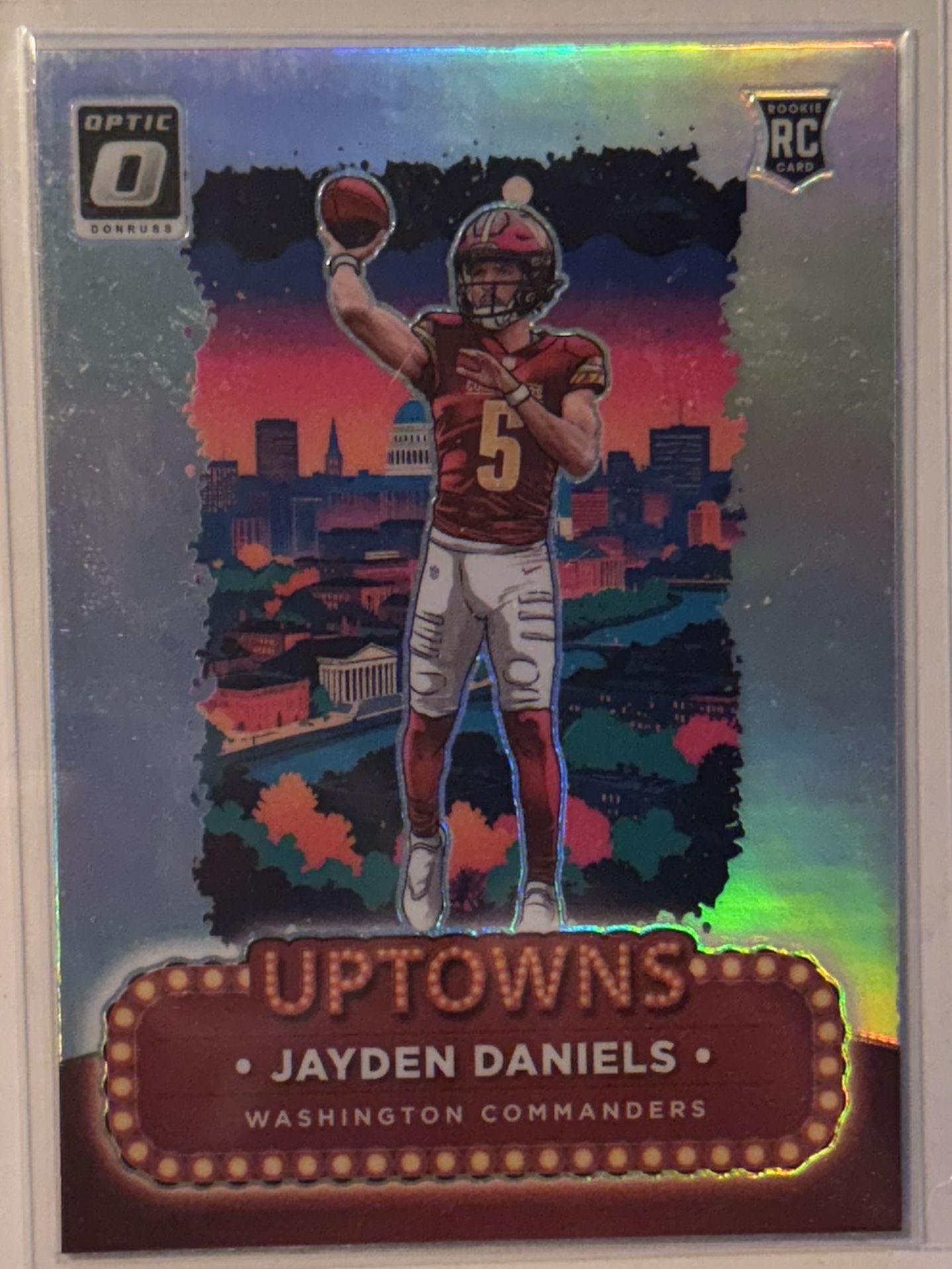 2024 Donruss Optic Uptowns Rookie QB Jayden Daniels