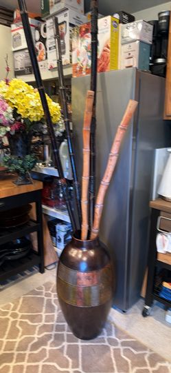 Pier 1 Floor Vase and Sticks