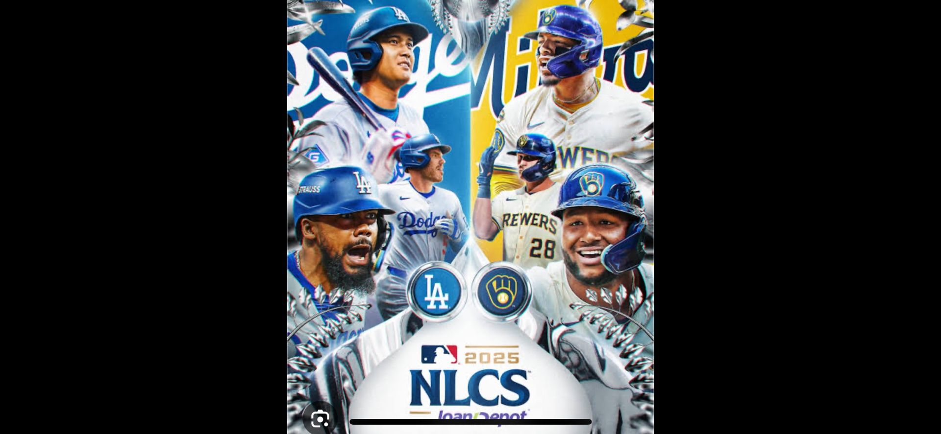 HOME GAME 1 DODGERS VS BREWERS 10/16/25 (THURSDAY)