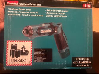 Cordless driver drill