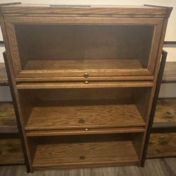 Bookcase With Glass Door