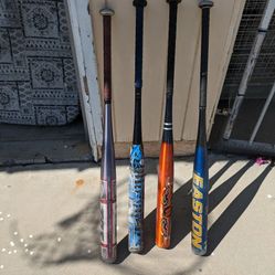 ( 4 ) SOFTBALL BATS  ( FREE )