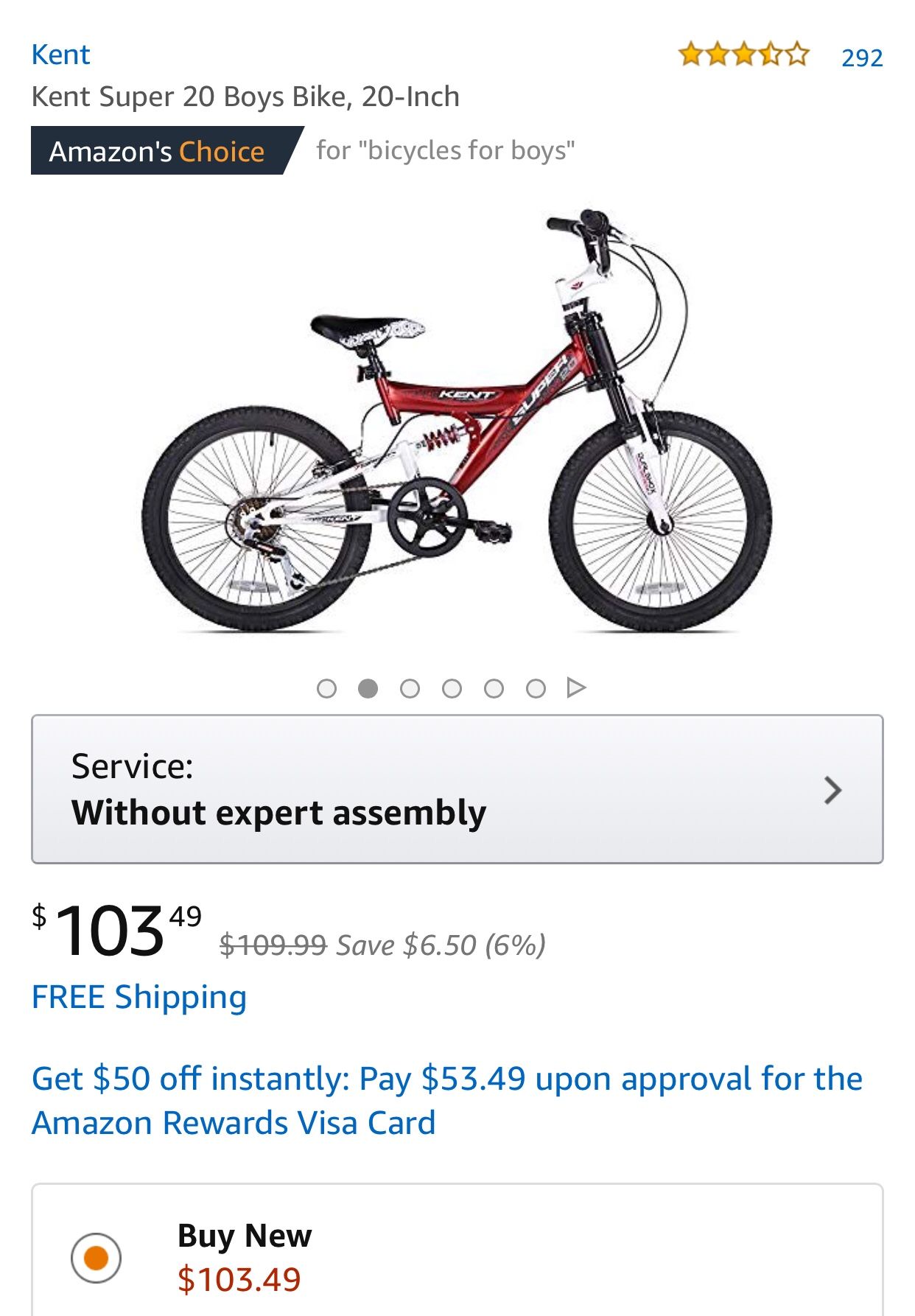 Kent super 20 boys bike 2025