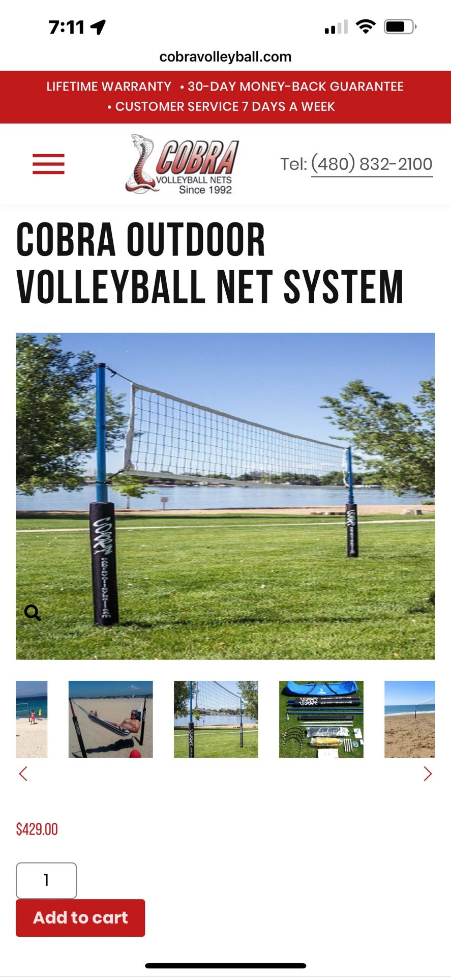 Volleyball Outdoor Setup (new) Cobra