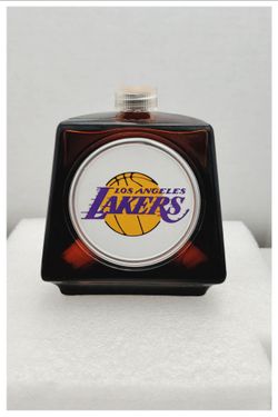 🏀 Los Angeles Lakers 🏀 VINTAGE Avon
Decanter Bottle #33198 *NO Player Topper*