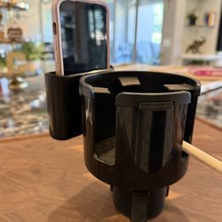 1 Pair Car Cupholder Extenders Black