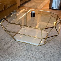 Euclide Glass Top Coffee Table 