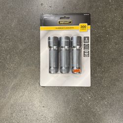 Defiant 3 Pack Flashlights