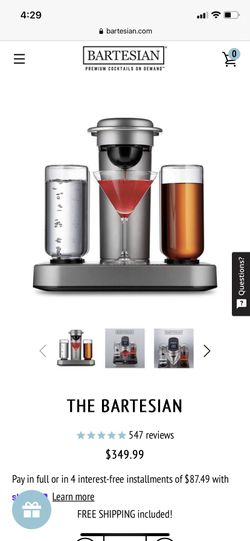 Bartisian Cocktail Machine BRAND NEW UNOPENED BOX