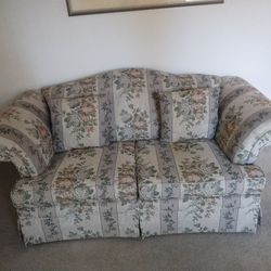 Floral Couch & Loveseat