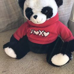 BRAND NEW VALENTINE’S ❤️ DAY LARGE STUFFED PLUSH PANDA BEAR ANIMAL DAN DEE TEDDY BEAR