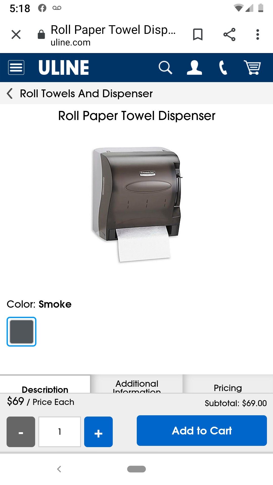 Kimberly-Clark Professional Dispenser