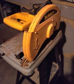 DeWalt 14"metal chop saw
