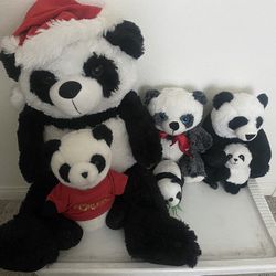 Panda Plushies