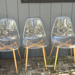 Clear chairs