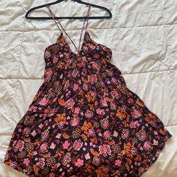 Medium Short Floral Dress 