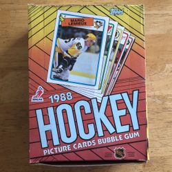 1988 Topps Hockey Cards Wax Box (36 Packs) Brett Hull Rookie? 