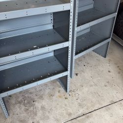 Organizer and cover for the rear of a small Ford Transit Connect.