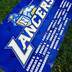 Printed Banner Team Graphics Customize It