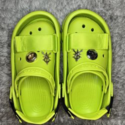 San Kuanz x Crocs Classic Clog Limeade Punch - Size Men’s 9/ Women’s 11